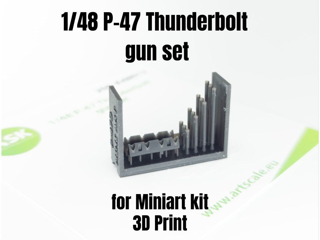 1:48 P-47 Thunderbolt gun set
