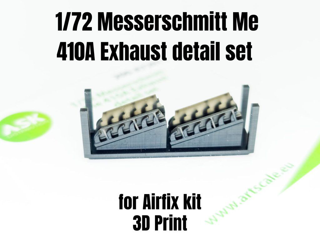 1:72 Messerschmitt Me 410A Exhaust detail set rec. kit Airfix