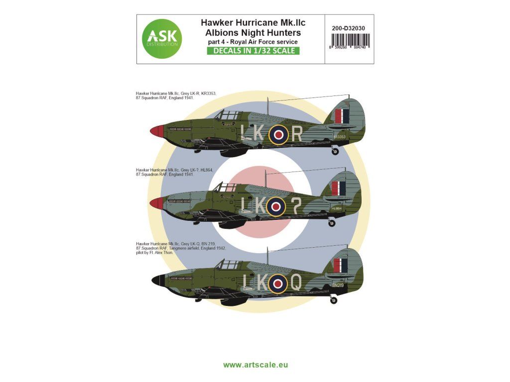 1:32 Hawker Hurricane Mk.IIC part 4 - Albions Night Hunters Royal Air Force