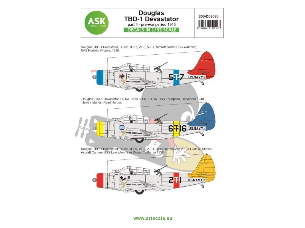 1:32 Douglas TBD-1 Devastator part 4 - pre-war period 1940