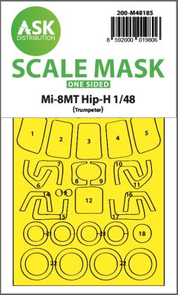 1:48 Mil Mi-8MT one-sided express fit mask for Trumpeter