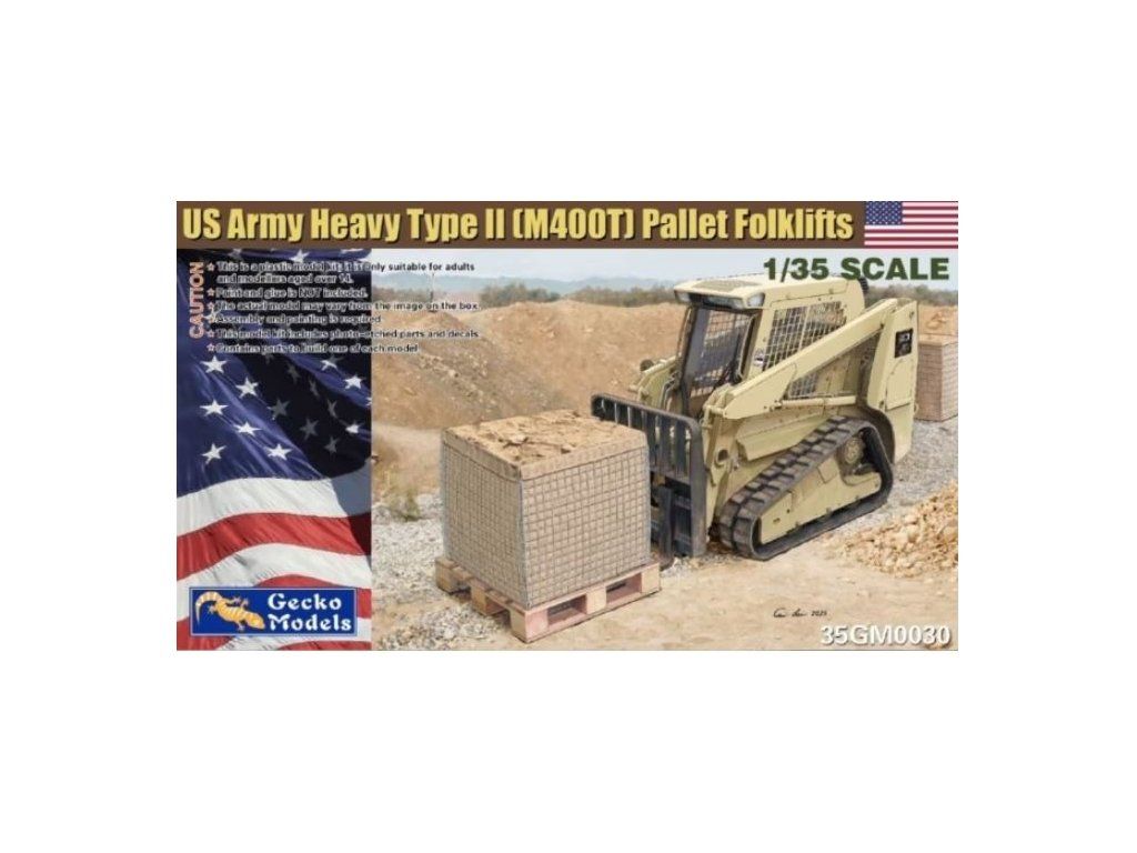1:35 US Army Heavy Type II (M400T) Pallet Forklifts