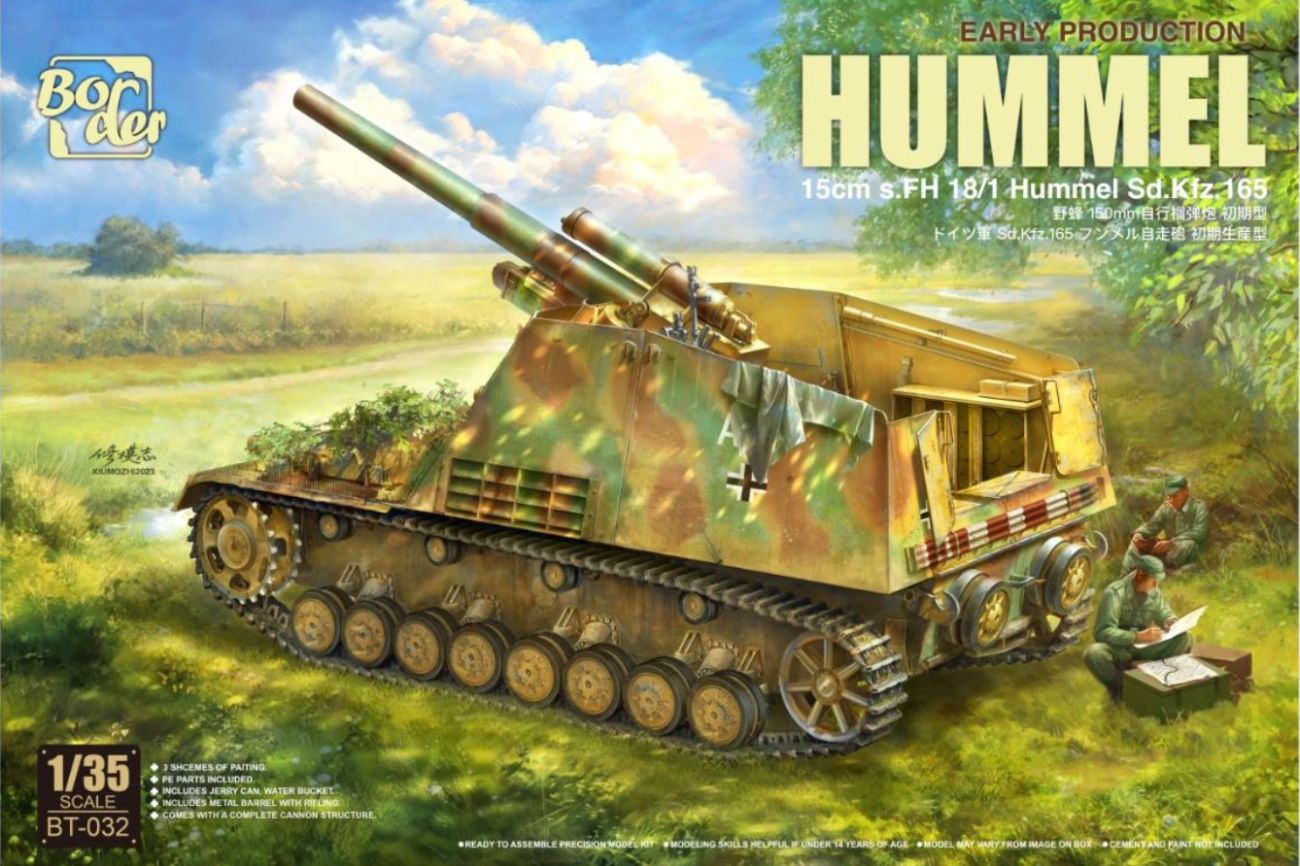 1:35 Hummel Sd.Kfz.165 15cm s.FH Early production