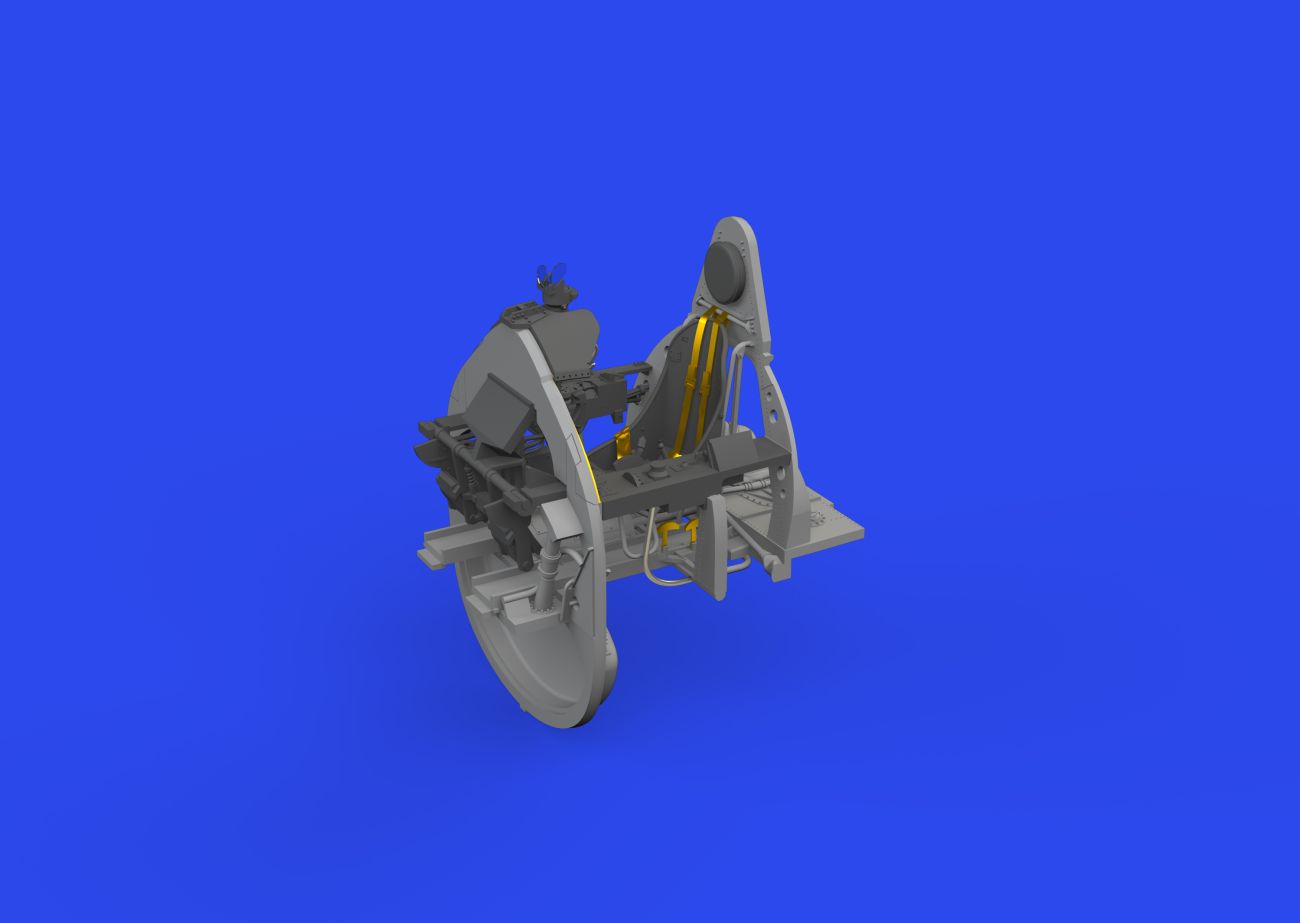 1:48 Grumman FM-1 Wildcat cockpit 3D-Printed