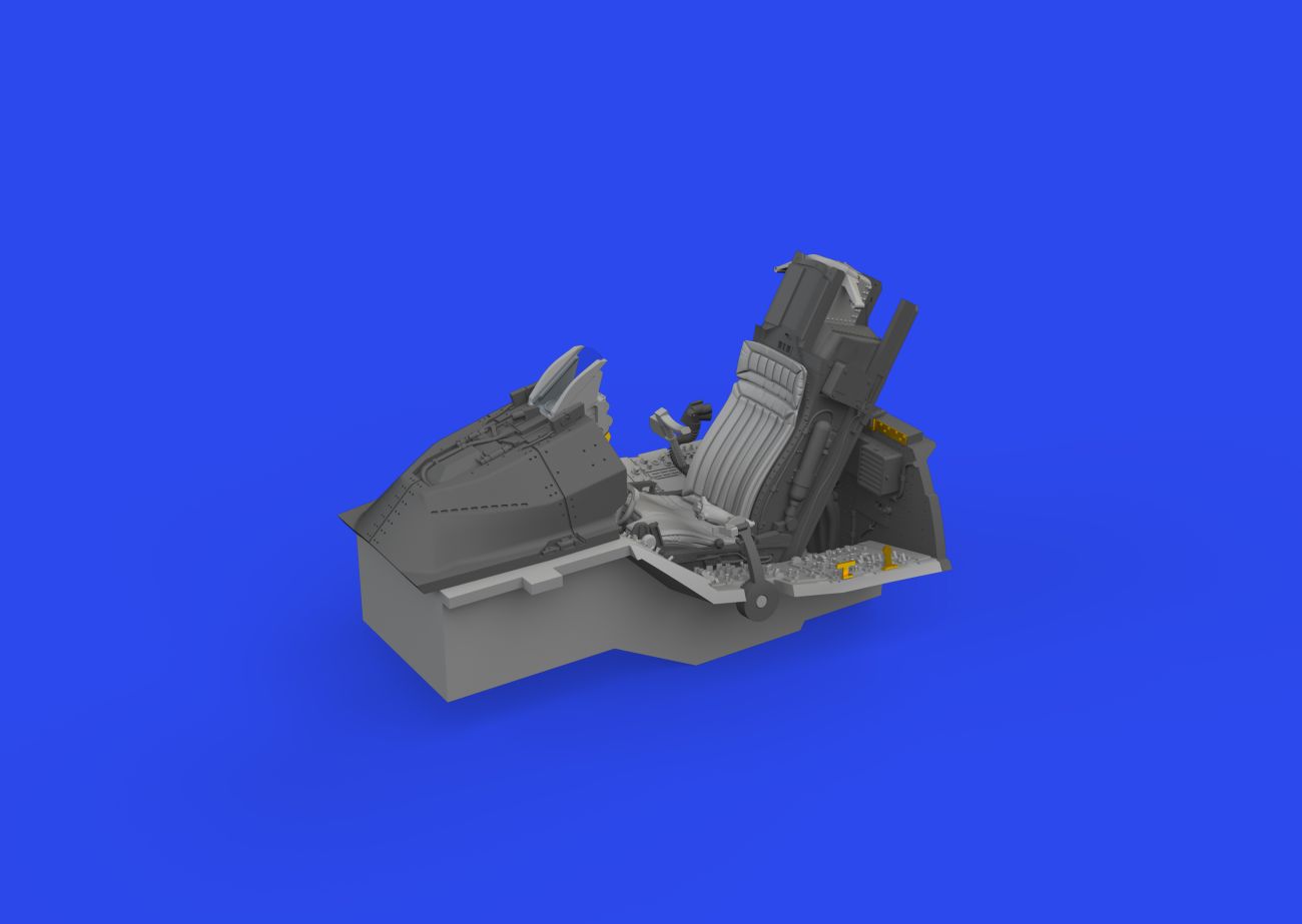 1:48 F-16A MLU cockpit 3D-Printed