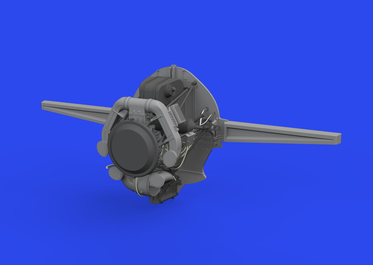 1:48 Grumman FM-2 wheel bay 3D-Printed