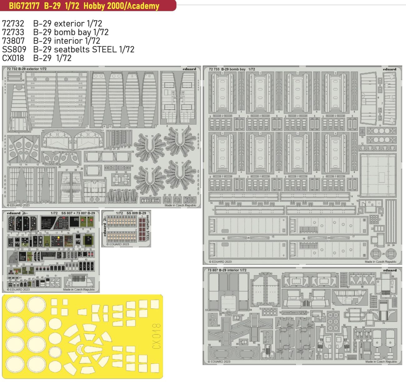 1:72 Boeing B-29A Superfortress