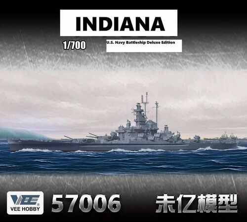 1:700 USS Indiana BB-58 Deluxe Edition