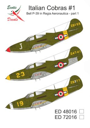 1:72 Italian Cobras #1 Bell P-39 In Regia Aeronautica - Part 1