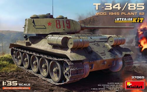 1:35 T-34/85 MOD. 1945. PLANT 112. INTERIOR KIT