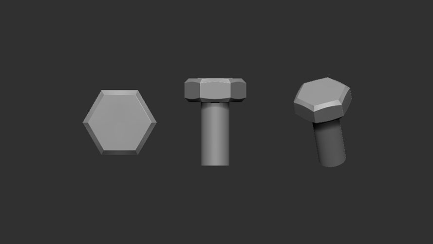 1:16 Hexagon head screw