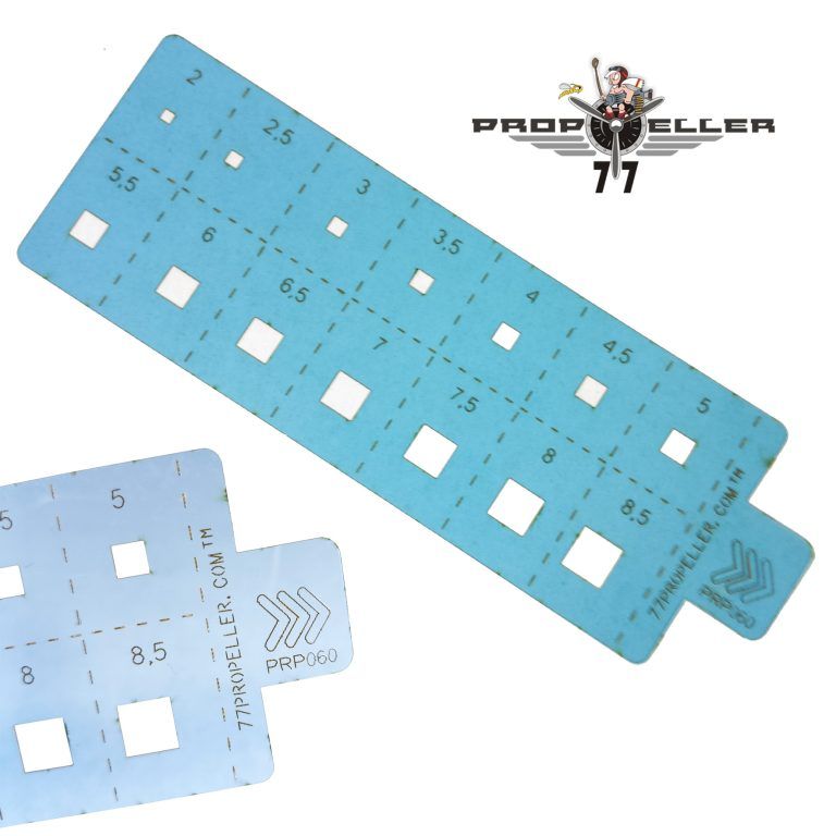 Scribing and SPRAY MASKING Airbrush STENCIL NO. 8