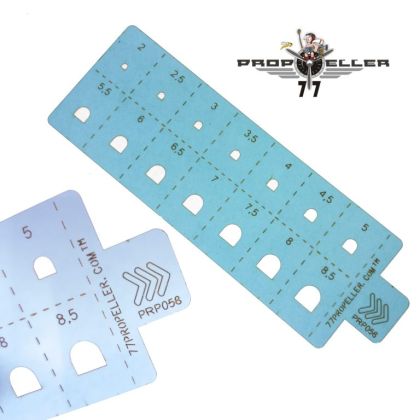 Scribing and SPRAY MASKING Airbrush STENCIL NO. 6