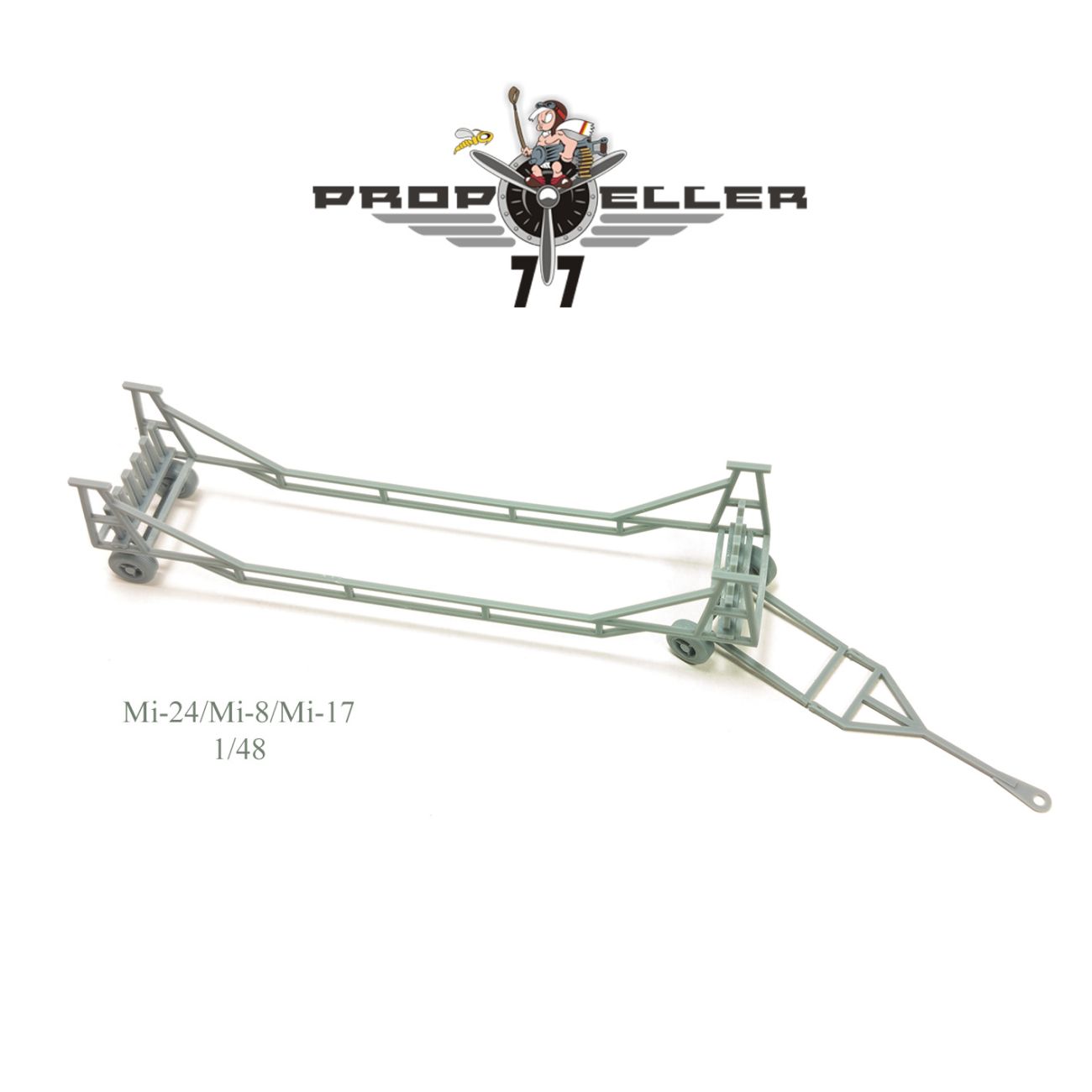 1:48 Helicopter Rotor Blade Cart for Mi-24/Mi-8/Mi17