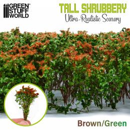 Tall Shrubbery - Brown Green