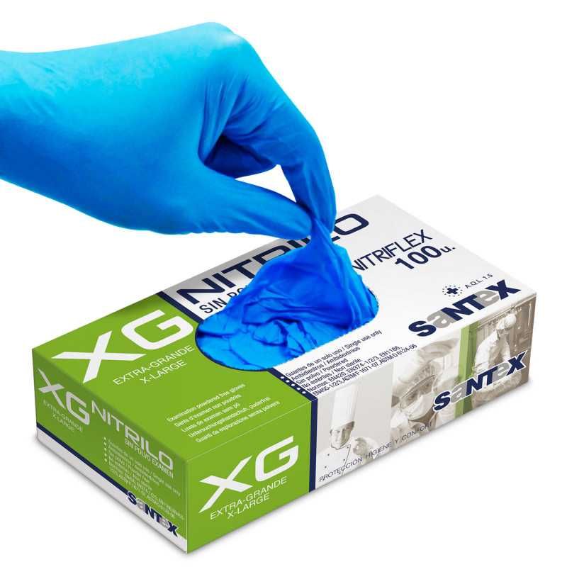 Nitrile Gloves - Large