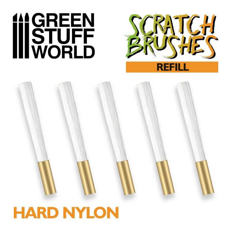 Scratch Brush Set Refill – Hard nylon