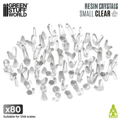 CLEAR Resin Crystals - Small