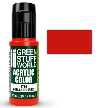 Acrylic Color HELLFIRE RED