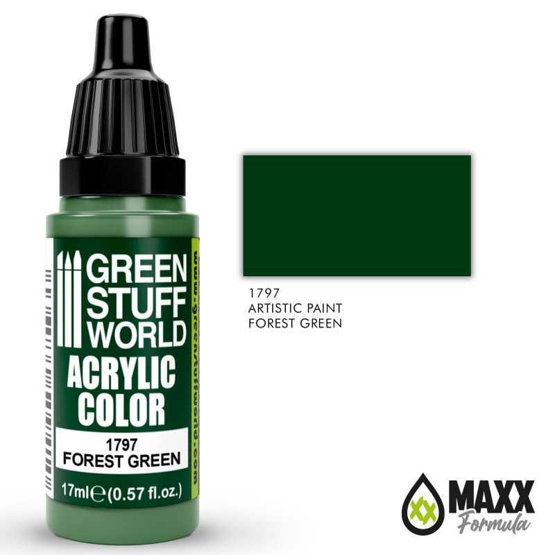 Acrylic Color FOREST GREEN