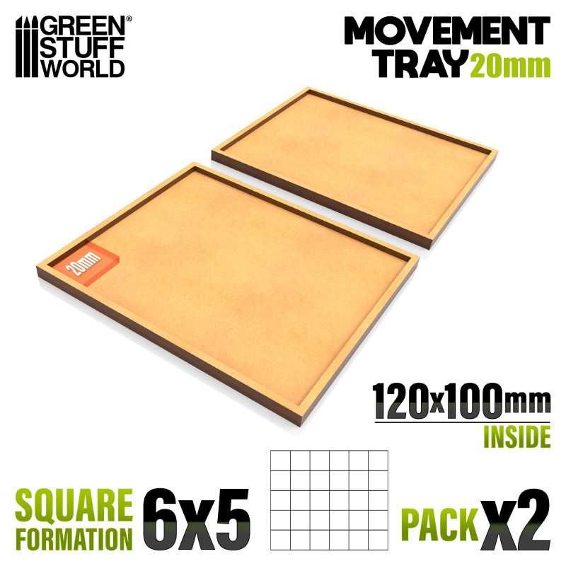 MDF Movement Trays 20mm 6x5