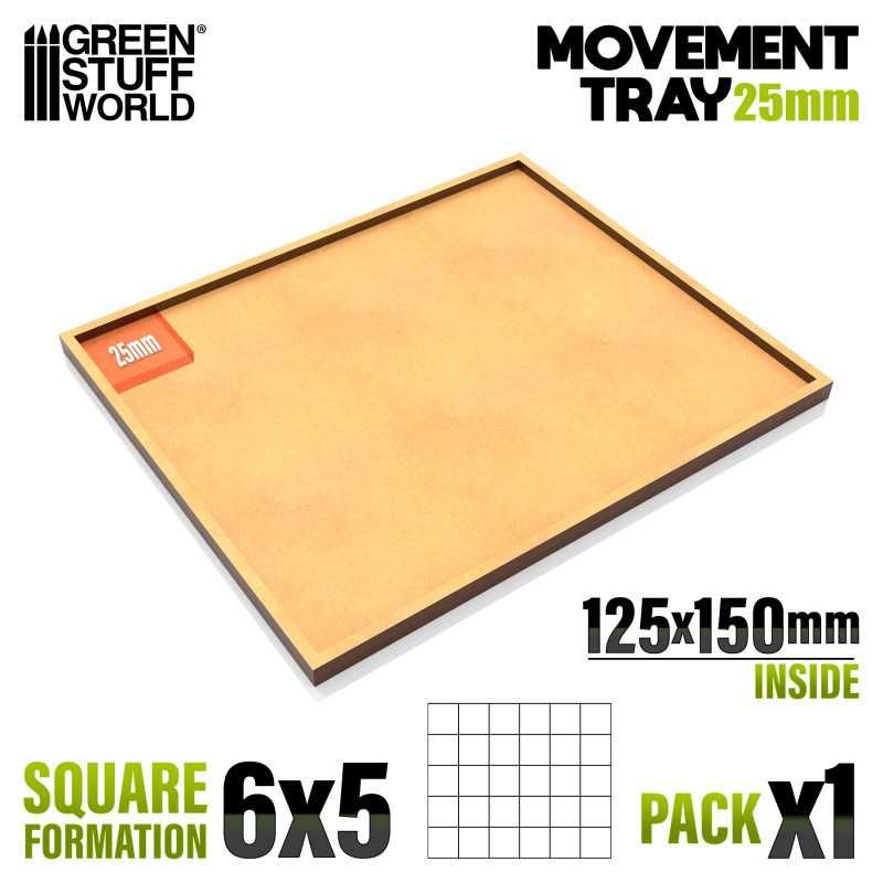 MDF Movement Trays 25mm 6x5