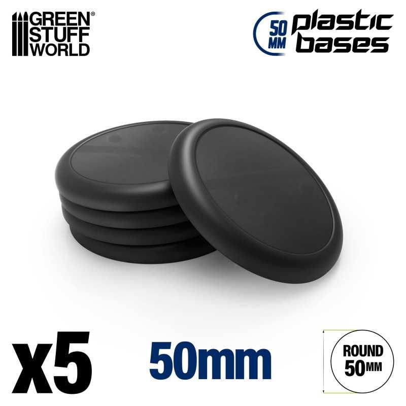 Plastic Bases - Round Lip 50mm