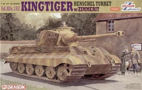 1:35 Kingtiger Henschel Turret w/Zimmerit