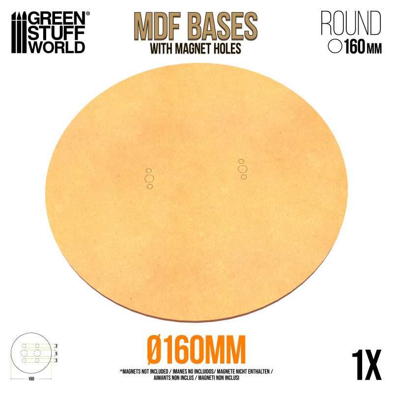 MDF Bases - Round 160mm