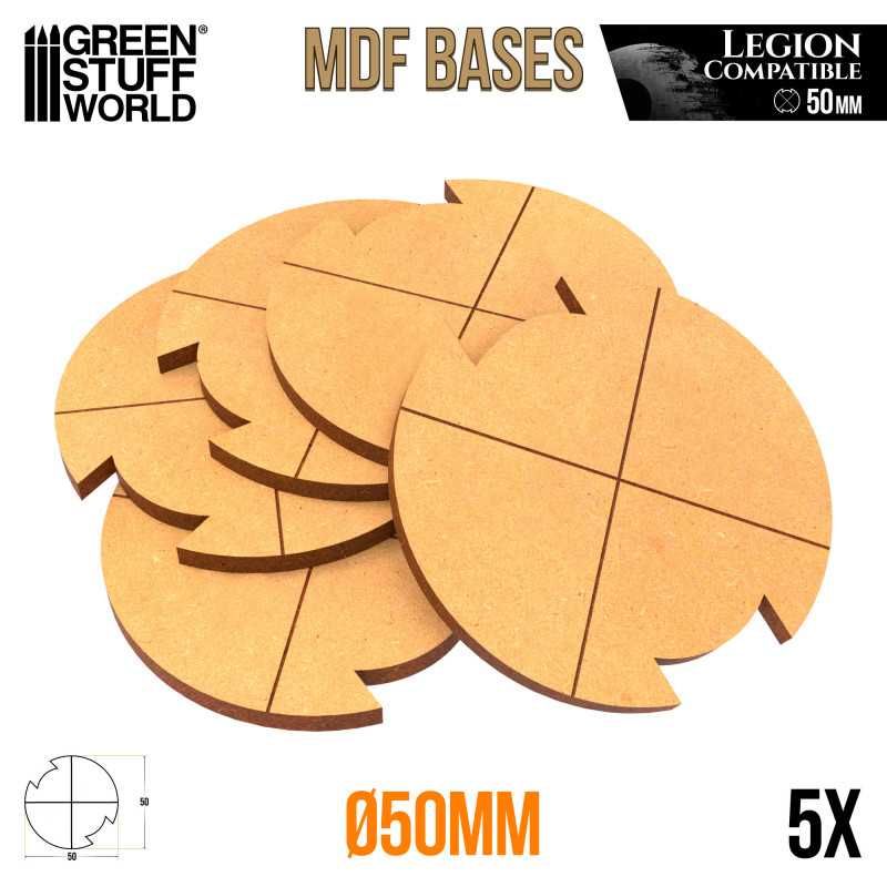 MDF Bases - Round 50 mm (Legion)