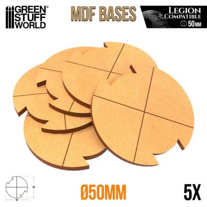 MDF Bases - Round 50 mm (Legion)