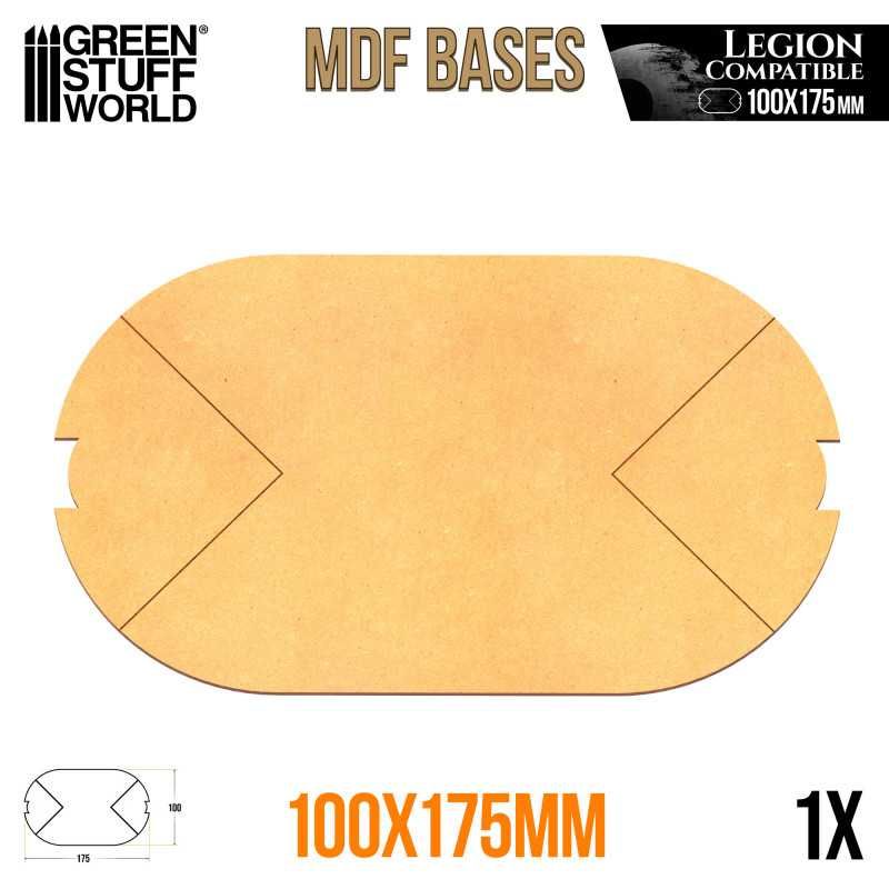 MDF Bases - Oval Pill 100x175 mm (Legion)