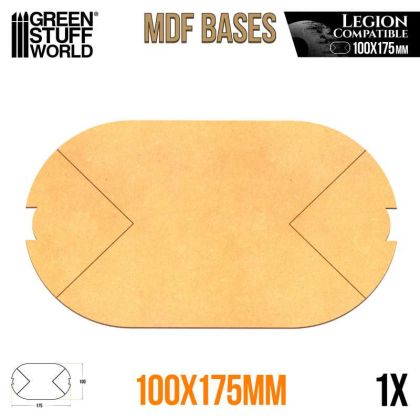 MDF Bases - Oval Pill 100x175 mm (Legion)