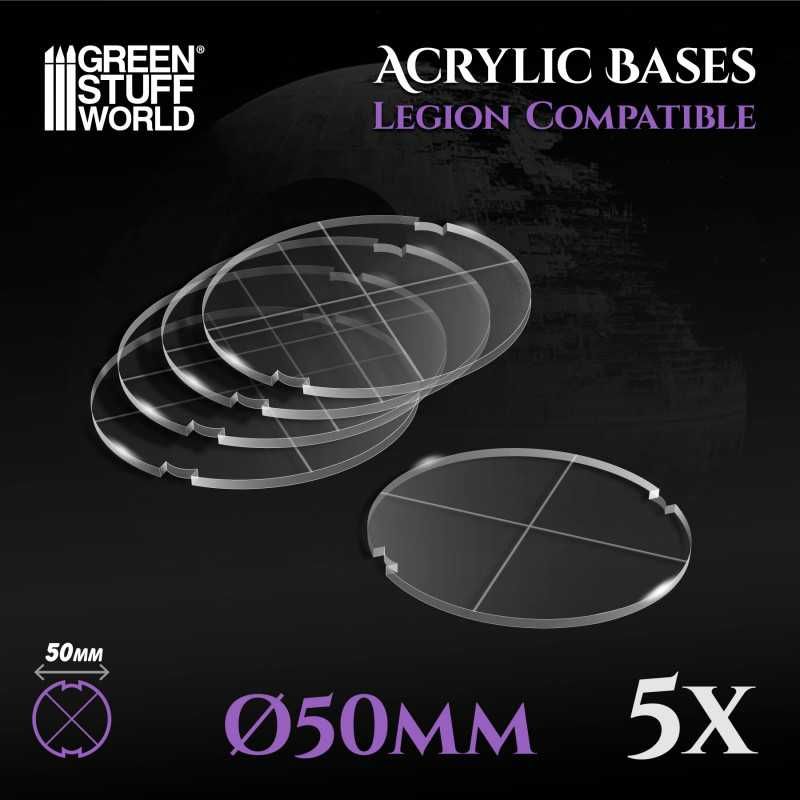Acrylic Bases - Round 50 mm (Legion)