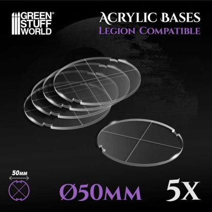 Acrylic Bases - Round 50 mm (Legion)