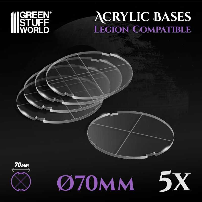 Acrylic Bases - Round 70 mm (Legion)