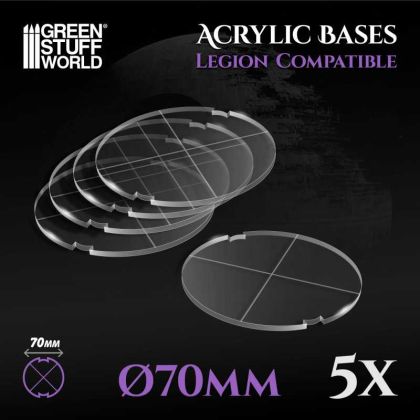 Acrylic Bases - Round 70 mm (Legion)