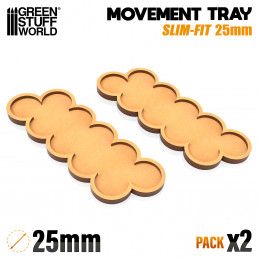 MDF Movement Trays 32mm x 10 - SLIM-FIT