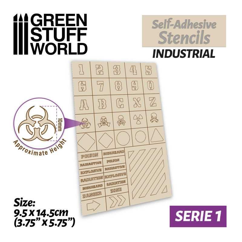 Self-adhesive stencils - Industrial