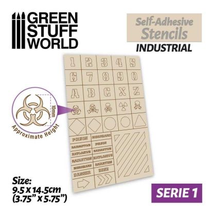 Self-adhesive stencils - Industrial