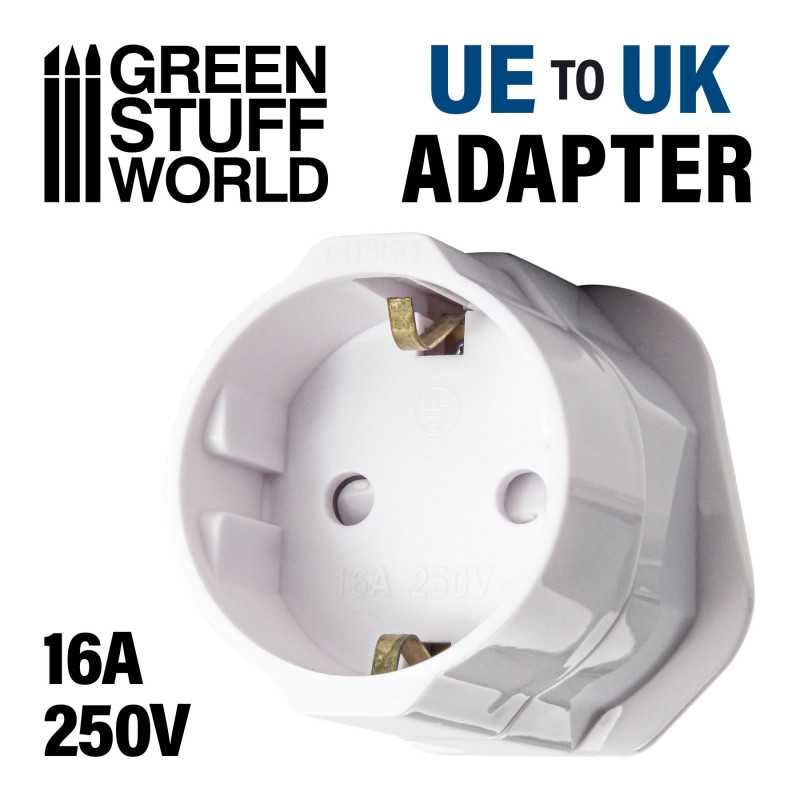 UE-UK plug adapter WHITE