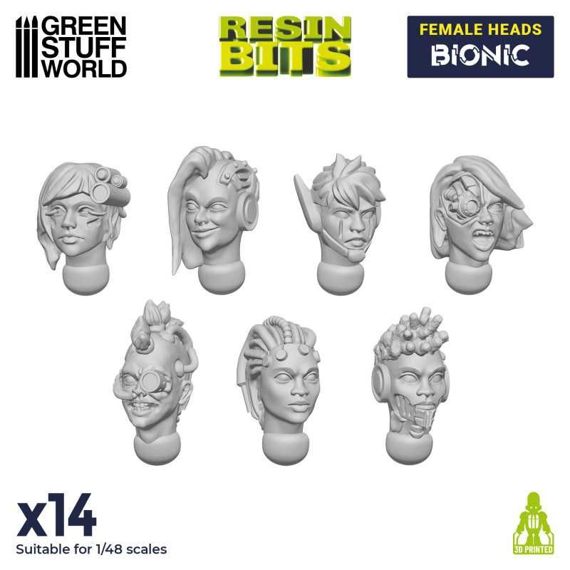 1:48 Female Heads BIONIC