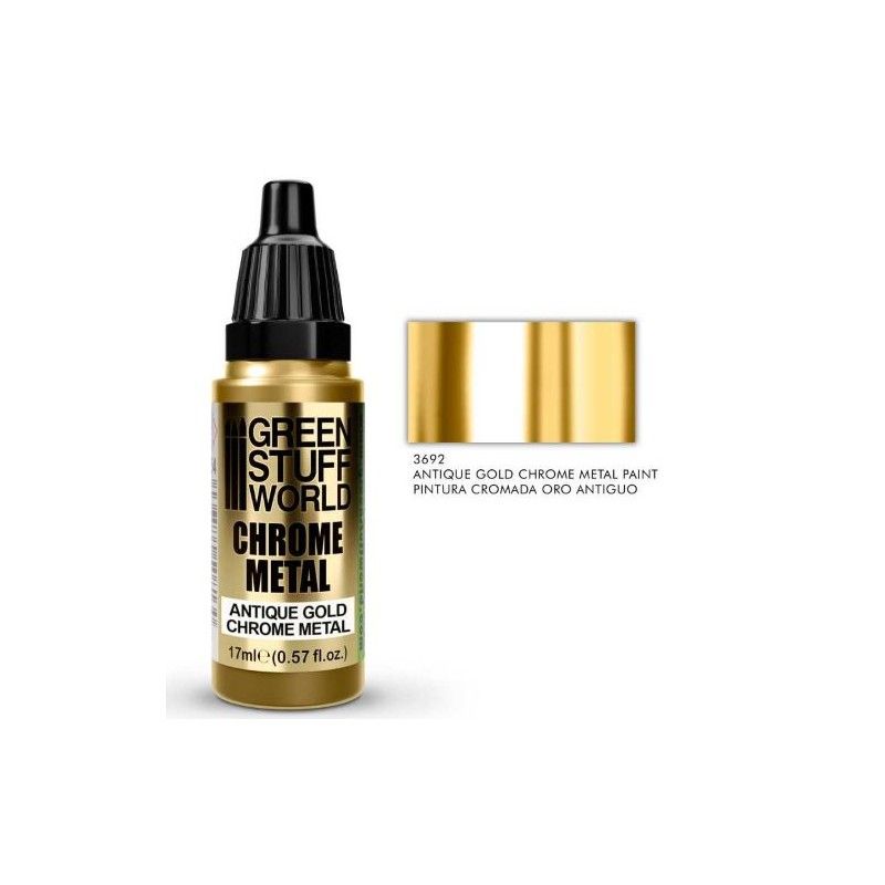 Chrome Paint - ANTIQUE GOLD 17ml