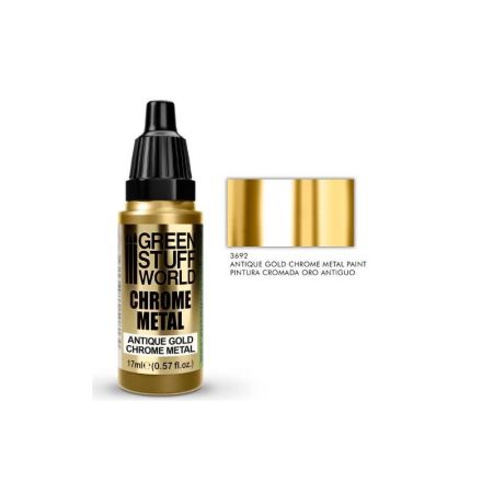 Chrome Paint - ANTIQUE GOLD 17ml