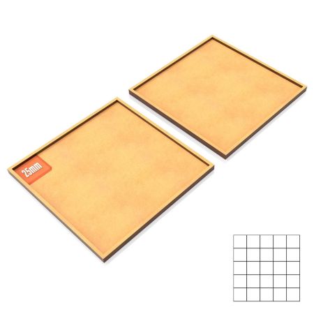 MDF Movement Trays 25mm 5x5