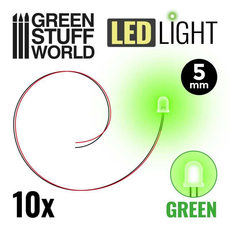 Green LED Lights - 5mm