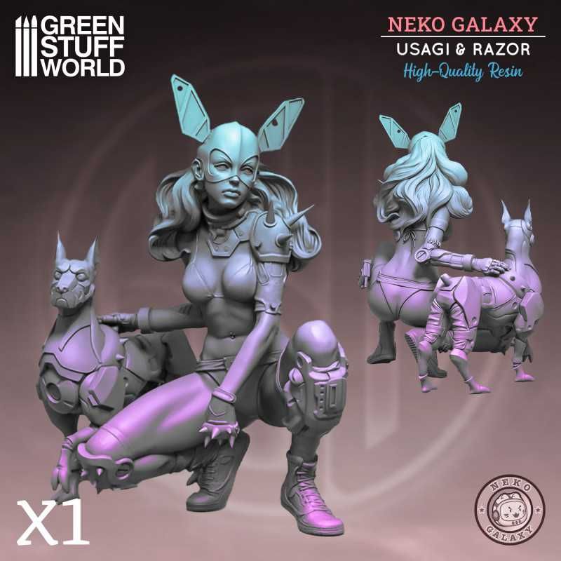 Neko Galaxy - Usagi & Razor 75mm