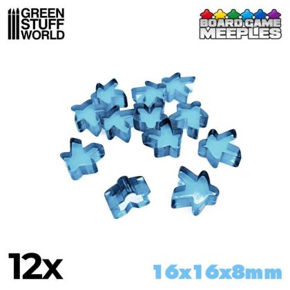 Meeples 16x16x8mm - Light Blue