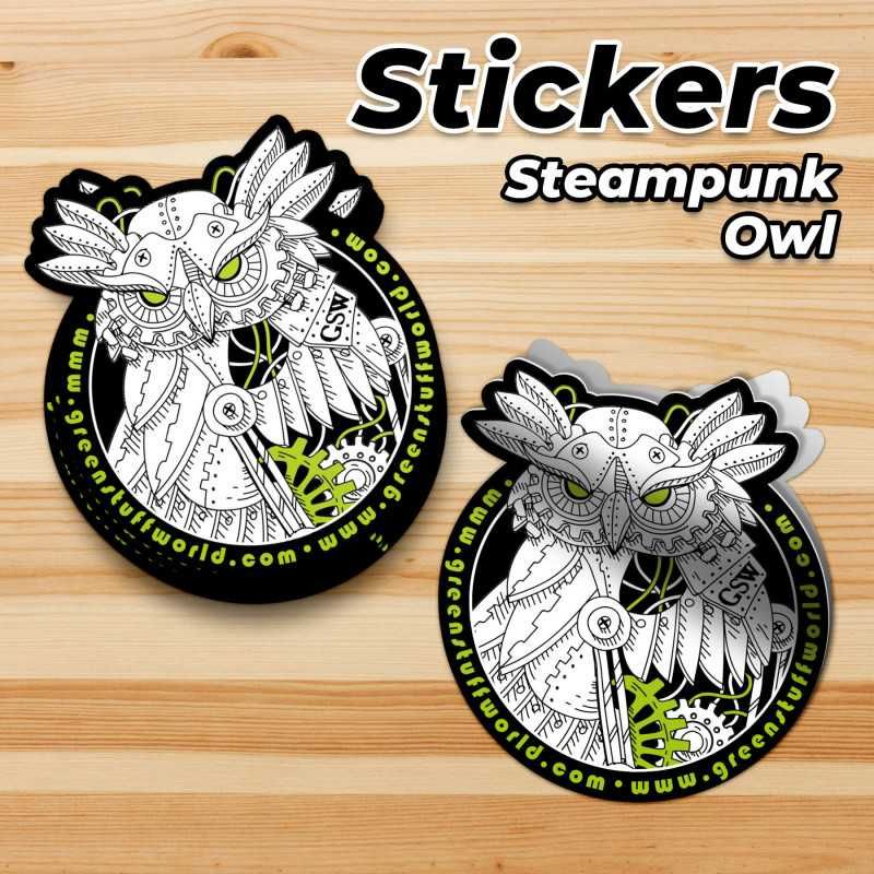 GSW Steampunk Owl Sticker