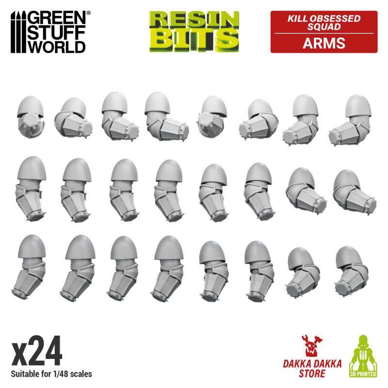 DakkaDakka - Kill Obsessed Squad - Khorne Arms 1:48